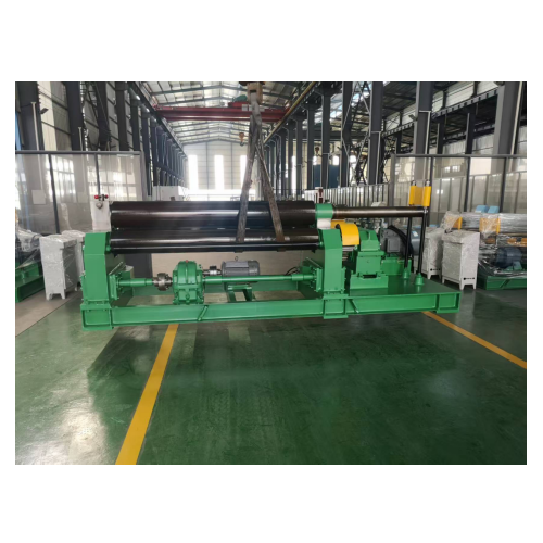 Mechanical Three-Roll Symmetrical Plate Rolling Machine For Steel Sheet Rolling (Dia16xW2500)